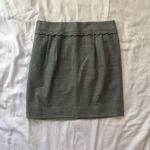 JCrew grey size 2 skirt